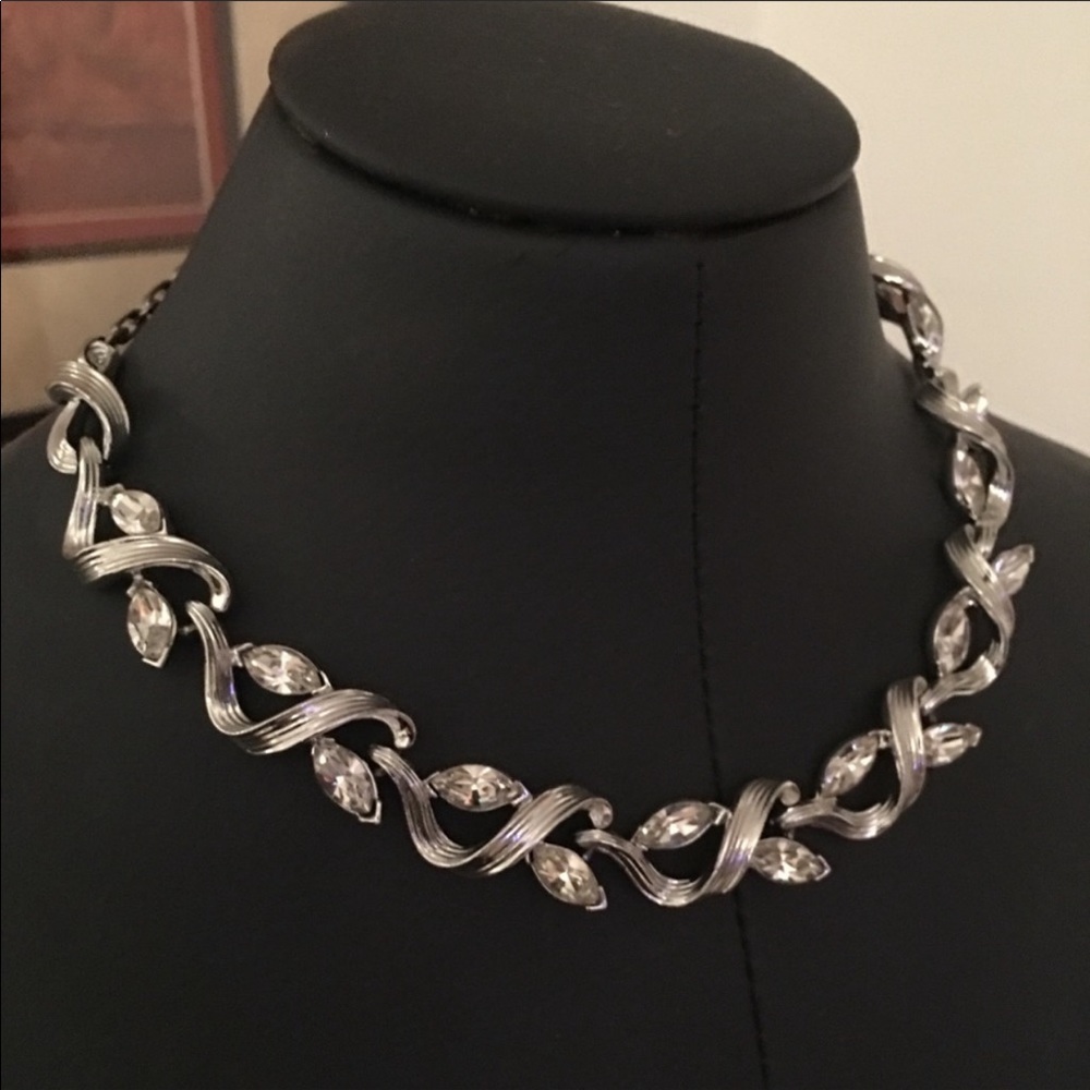 Antique marquis necklace